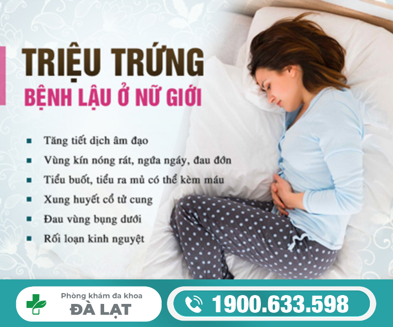 BÁC SĨ GIẢI ĐÁP: BỆNH LẬU Ở NỮ CÓ BIỂU HIỆN GÌ?
